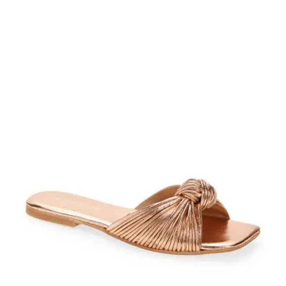 Jeffrey Campbell Knaughty slide sandal- rose gold - Picture 1 of 6